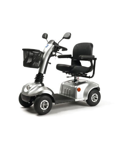 Scooter eléctrico compacto con ruedas neumáticas y suspensión Eris perspectiva