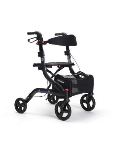 Rollator ligero plegable de 4 ruedas en aluminio Four-Light