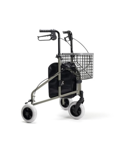 Rollator plegable de 3 ruedas en aluminio 201 Delta