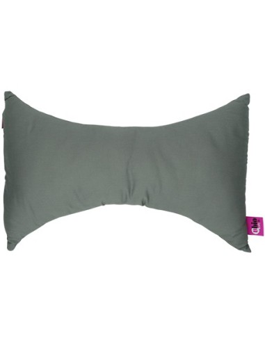 Almohada mariposa gris