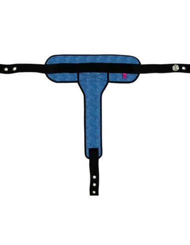 Cinturón perineal acolchado con cierre de iron-clip 304362 para sillón y silla de ruedas