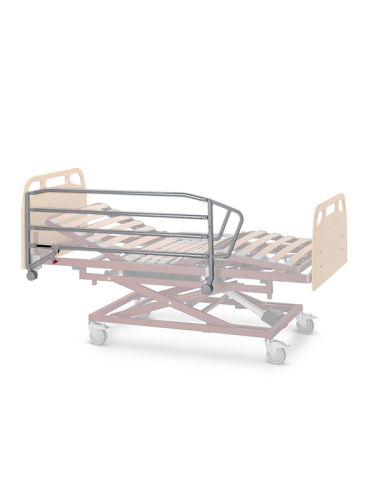 Barandilla de cuatro barras en acero inoxidable para cama
