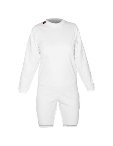 Pijama antipañal corto con cremallera en tejido Sanitized y manga larga - 201360
