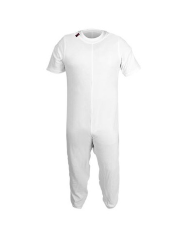 Pijama antipañal largo con cremallera en tejido Sanitized y manga corta - 201270