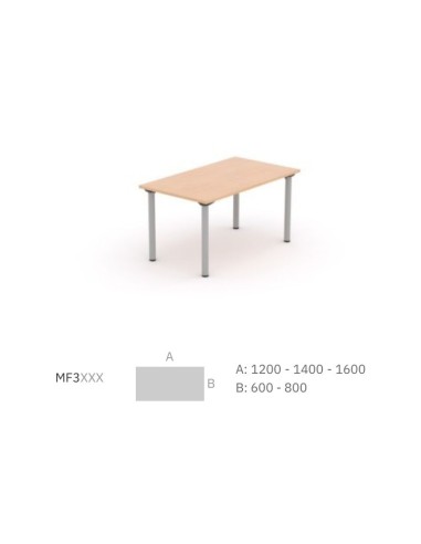 Mesa de escritorio pleglable MF3XXX