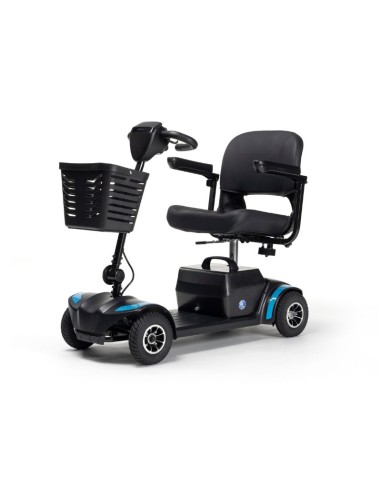 Scooter eléctrico desmontable compacto ONE AIR+ azul perspectiva