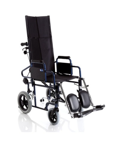 Silla de ruedas manual, reclinable y plegable en acero Comfy-S Go! - CP805 perspectiva