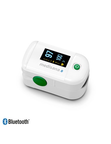Pulsioxímetro con pantalla OLED y Bluetooth PM 100 Connect perspectiva