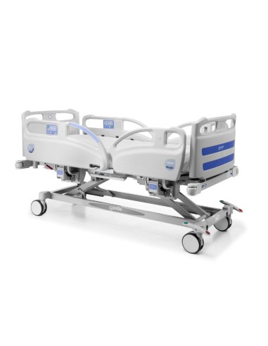 Cama hospitalaria articulada eléctrica pediátrica con carro elevador Galaxy Mini