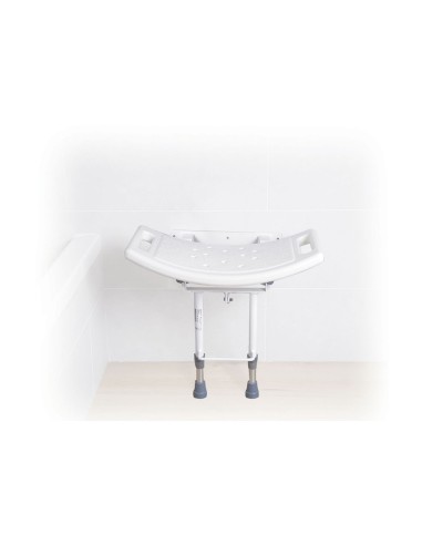 Asiento para ducha en acero Onda RS919 frontal