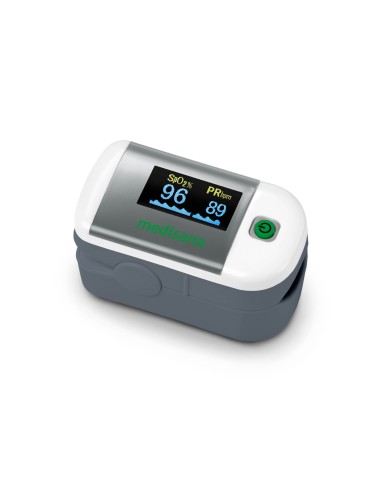 Pulsioxímetro de dedo con pantalla OLED a color PM100