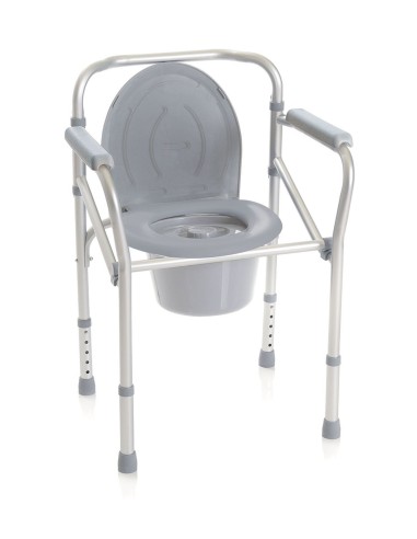 Silla plegable para WC en aluminio Onda - RP781