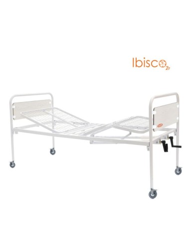 Cama hospitalaria articulada manual de 90 cm Ibisco 2r